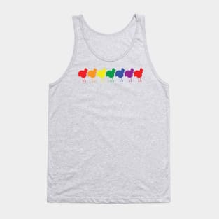 Turkey Pride Thanksgiving Rainbow Tank Top